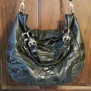 COOL CYNTHIA ROWLEY LEATHER&CRINKLE PATENT BAG